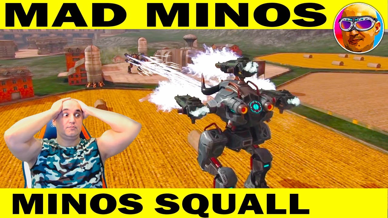 MAD MINOS! WAR ROBOTS REMASTERED MINOS 150 LVL MAX GAMEPLAY WR