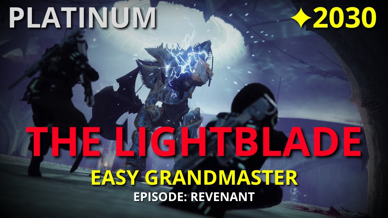 The Lightblade - Easy 2030 Grandmaster Nightfall | Destiny 2 (PS5)