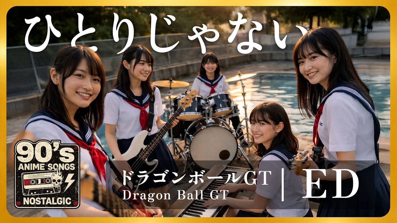 [AI Cover] Dragon Ball GT Ending Hitori Janai (DEEN) | Girls Band Alternative Rock