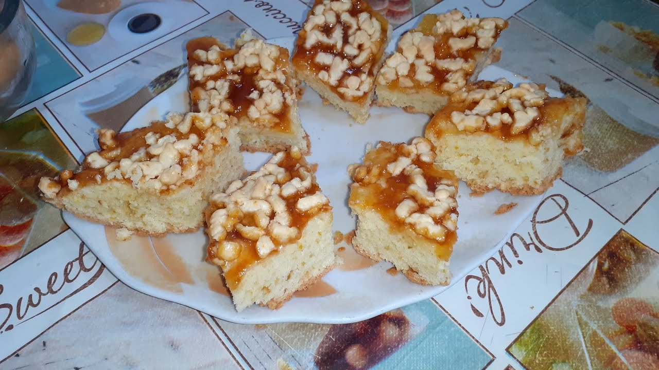 اروع كيكة بالمربى خفيفة و اقتصادية في أقل من 10 دقائق اكيد تعجبكم🥧👌 Gâteau à la confiture très bon👍😋