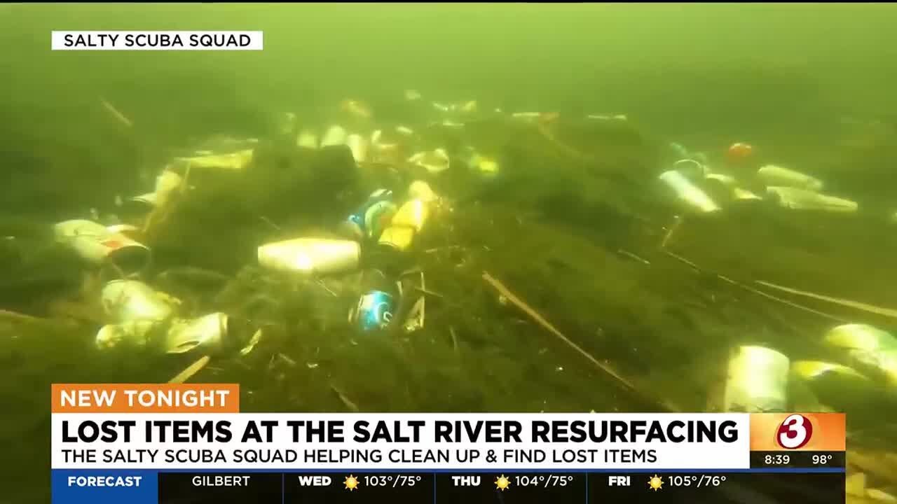 Group scuba dives in Salt River to clean up, find lost items