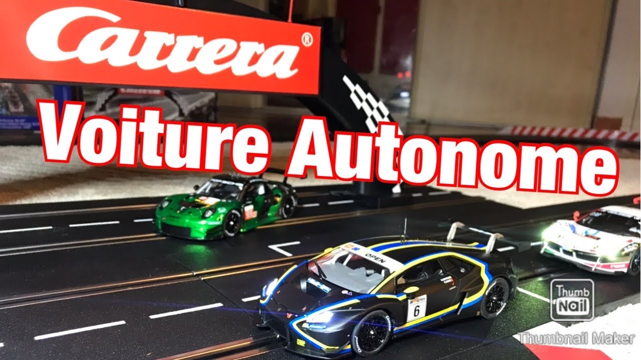 PROGRAMMATION VOITURE en MODE AUTONOME - CARRERA DIGITAL 132 - LAMBORGHINI HURACAN - Circuit Carrera