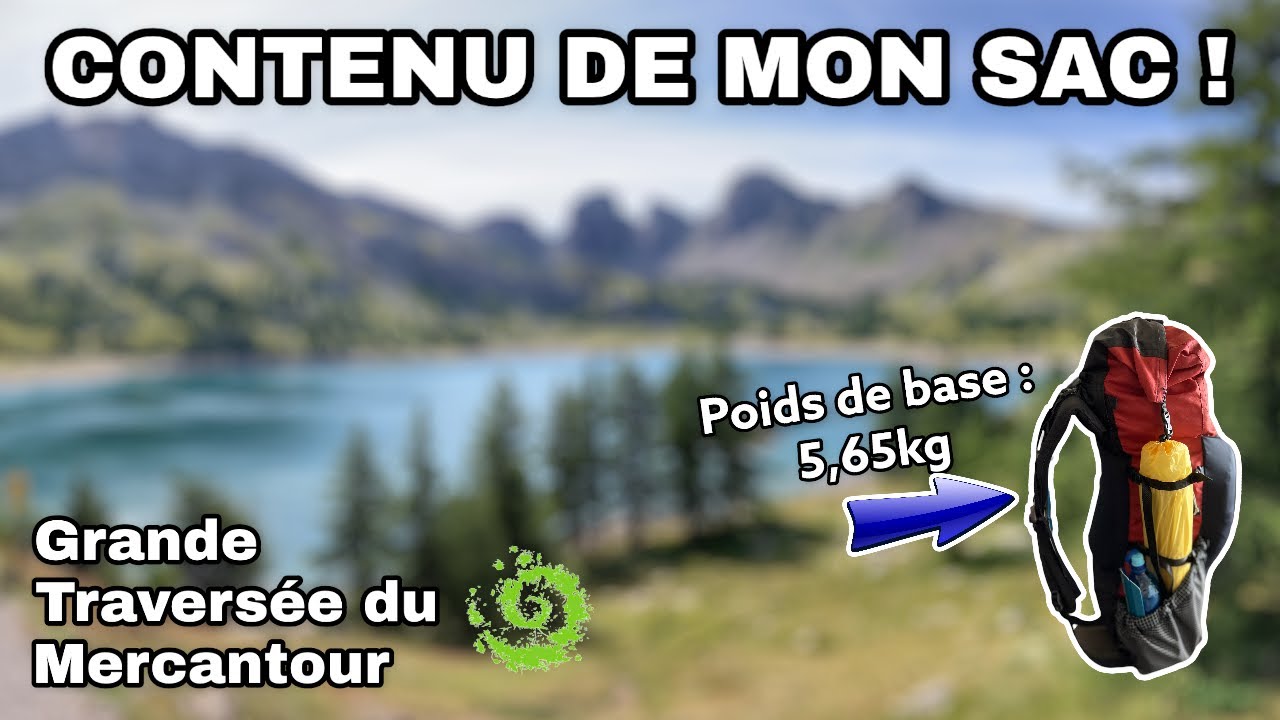 Contenu de mon sac pour la Grande Traversée du Mercantour ! 🎒🏕🌲🏔