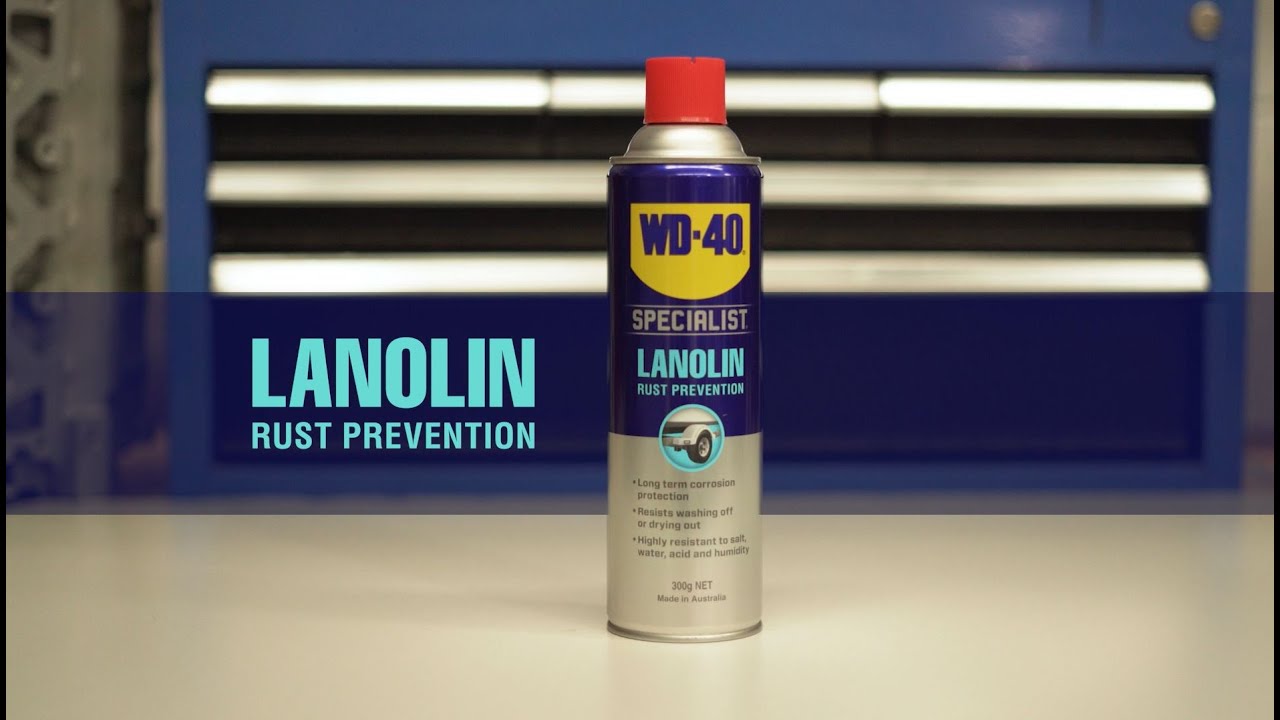 How to Protect Metal Surfaces From Corrosion With WD-40 Specialist Rust Prevention Lanolin