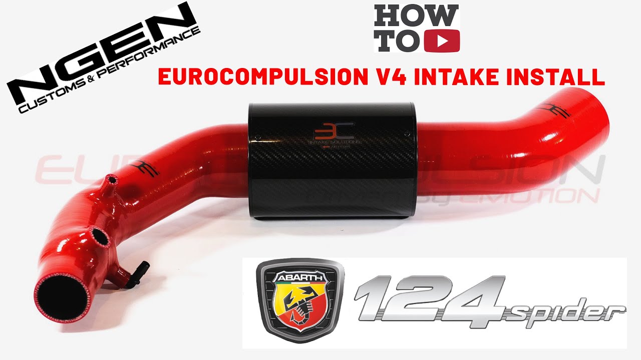 EUROCOMPULSION V4 INTAKE SYSTEM INSTALL on a Fiat 124 Spider Abarth: HOW TO!