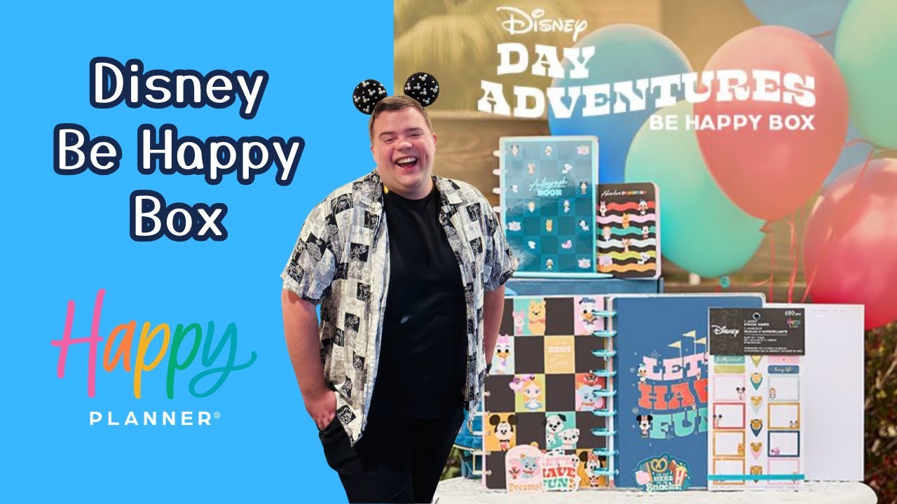 Disney Day Adventures | NEW Be Happy Box from The Happy Planner!