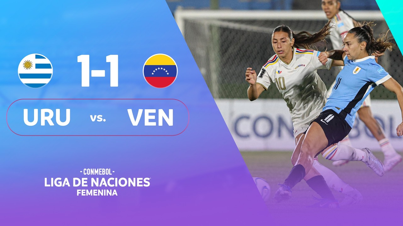 URUGUAY vs. VENEZUELA | HIGHLIGHTS | CONMEBOL LIGA DE NACIONES FEMENINA