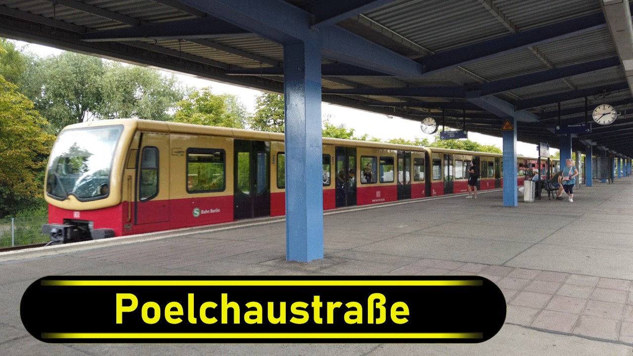 S-Bahn Station Poelchaustraße - Berlin 🇩🇪 - Walkthrough 🚶