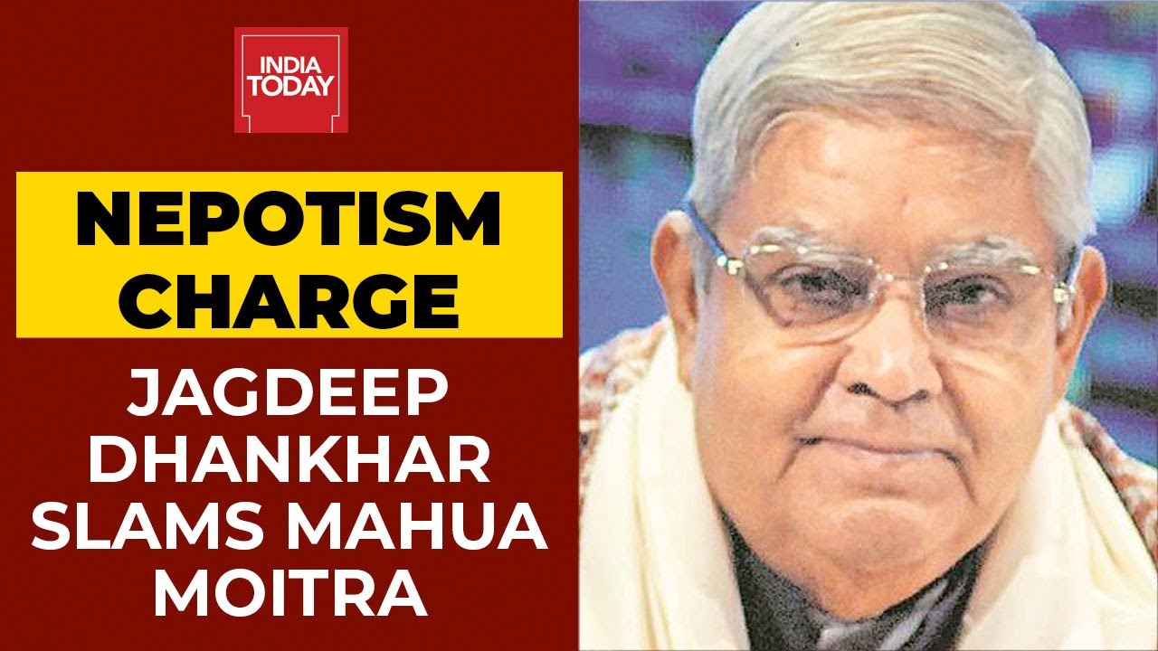 West Bengal Governor Jagdeep Dhankhar Exclusive On TMC MP Mahua Moitra's Nepotism Charge