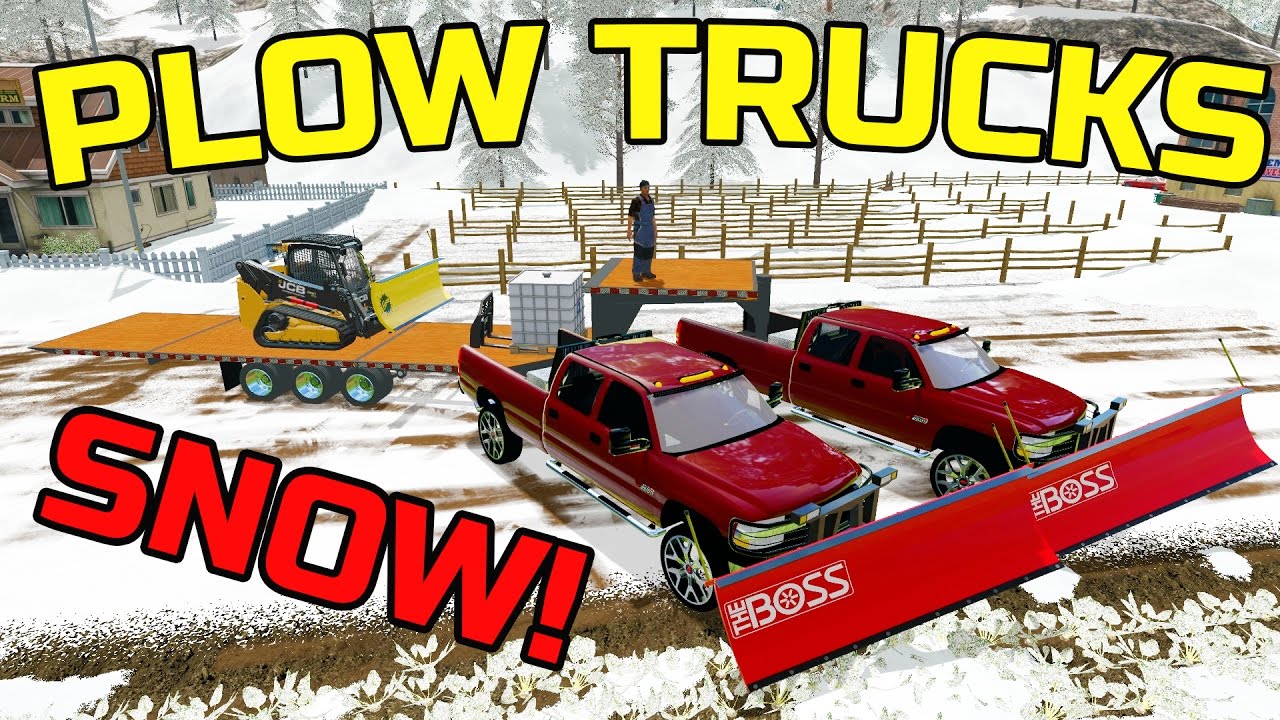 FARMING SIMULATOR 2017 | SNOW PLOWING WITH DURAMAX | MULTIPLAYER