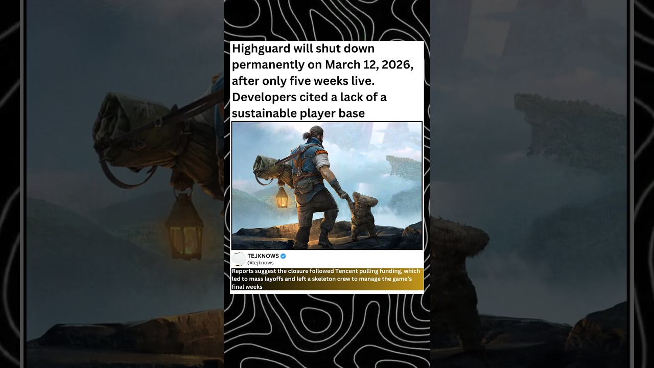 Highguard To Shut Down Permanently On March 12, 2026, Ending The 3v3 Shooter #highguard