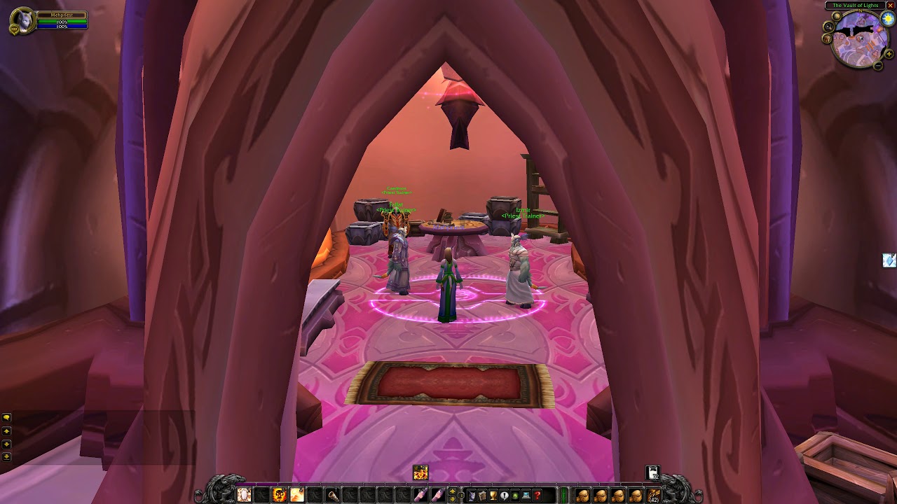 Exodar Priest Trainer Location, WoW TBC