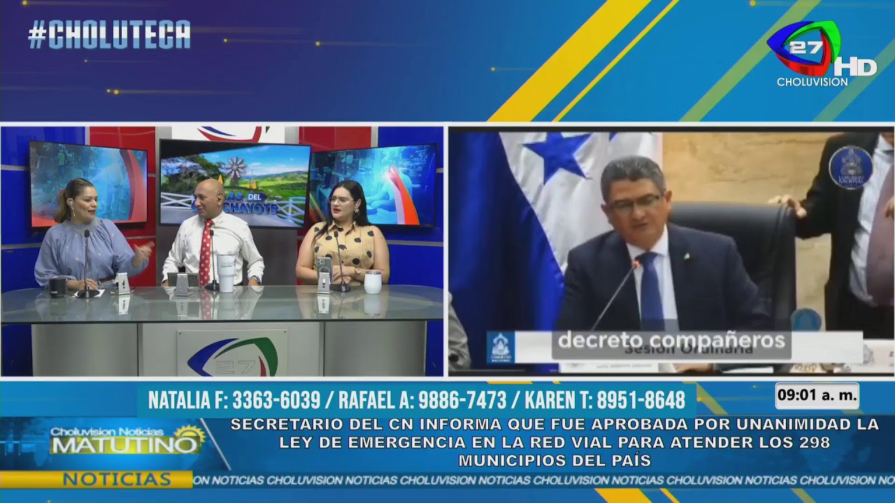 Emisión en directo de Choluvision Canal 27 Oficial HD