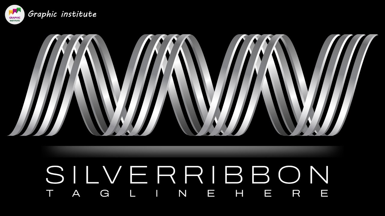 How to Design Silver Ribbon In Adobe Illustrator