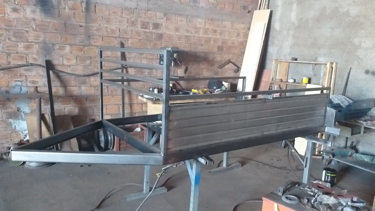 Qual a chapa que utilizo nas laterais da carretinhas?