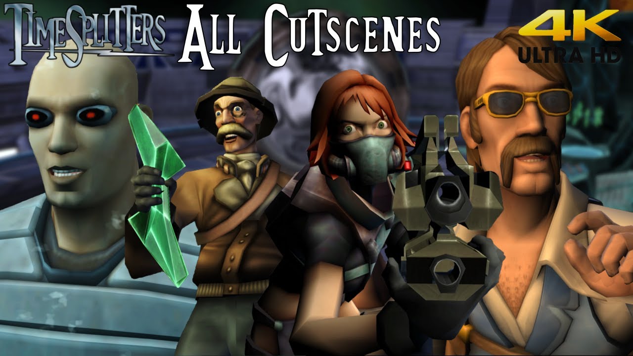 TimeSplitters: All Story Cutscenes (TimeSplitters 2 and Future Perfect) (4K)