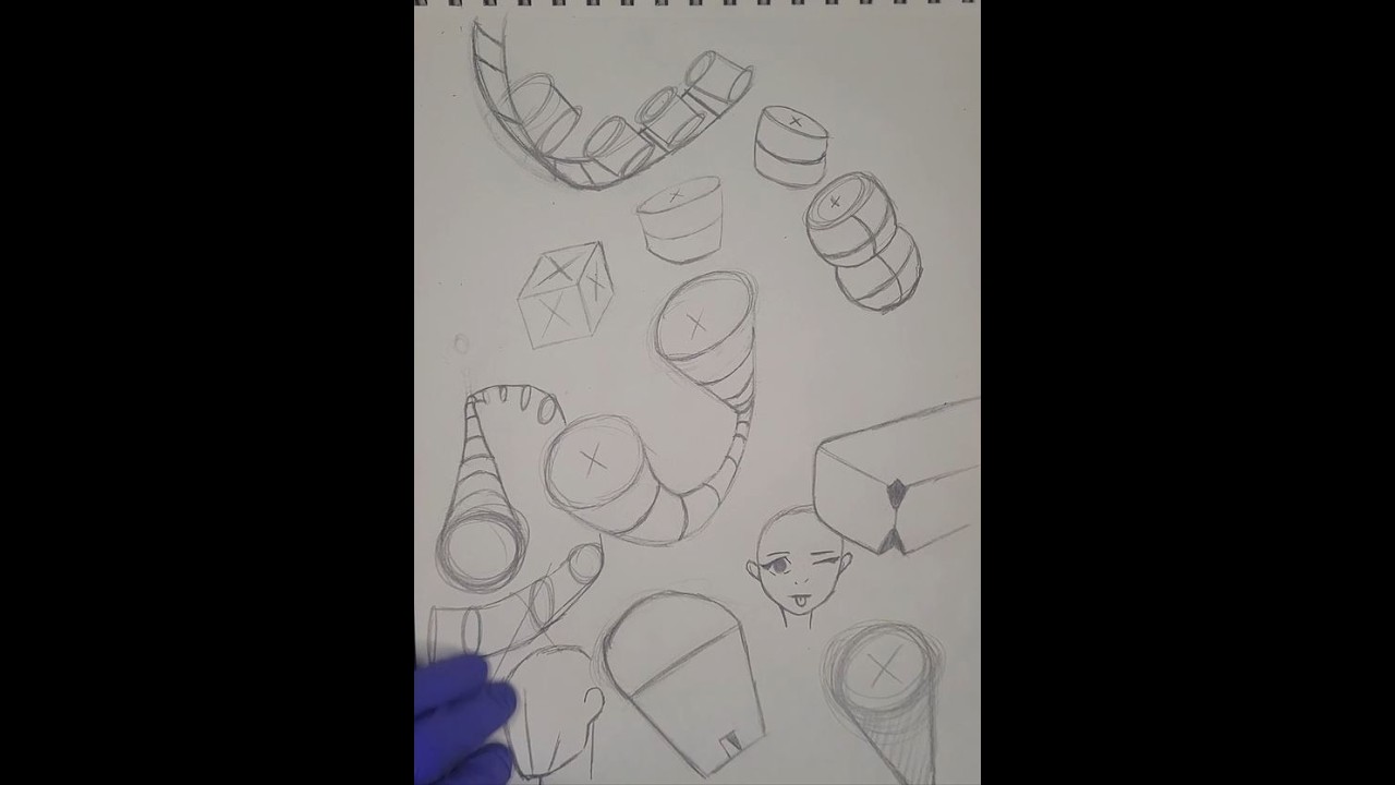 Learning to draw: Free drawing again!!