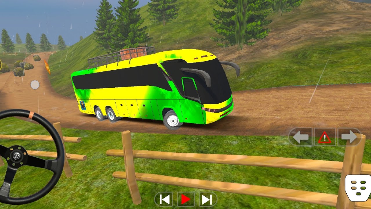 Public Coach Driving Simulation Game Part 4