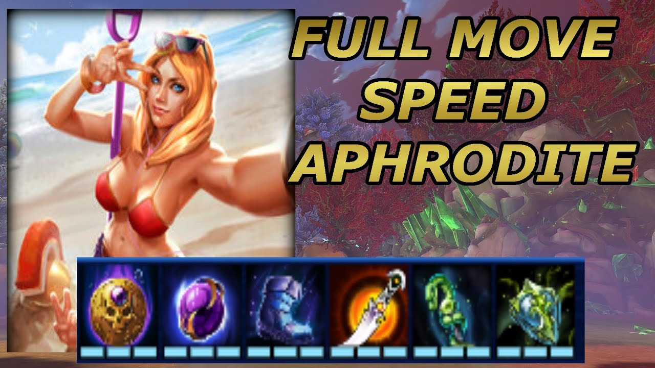 APHRODITE MOVEMENT SPEED BUILD IS HILARIOUS - Masters Ranked 1v1 Duel - SMITE