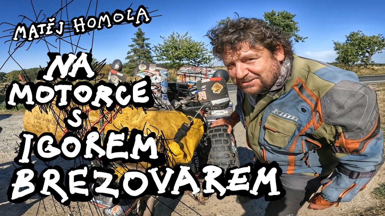 Matěj Homola - Na motorce s IGOREM BREZOVAREM (v Posázaví) 