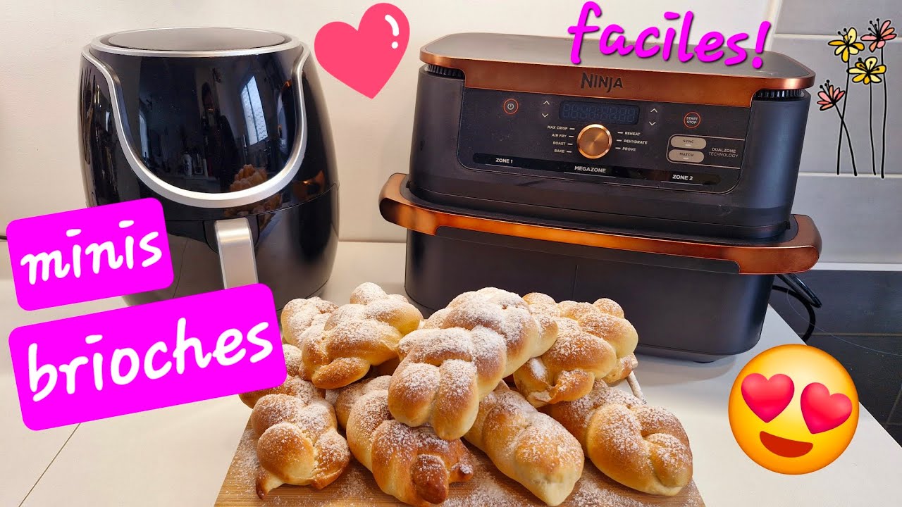 Minis brioches tressées à l'airfryer!