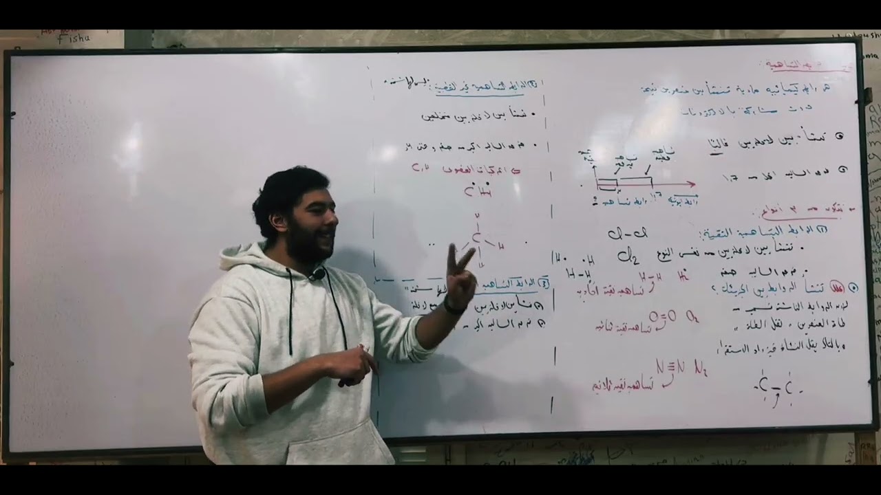 كيمياء تانيه ثانوي الحصه التالته شرح الرابطه التساهميه