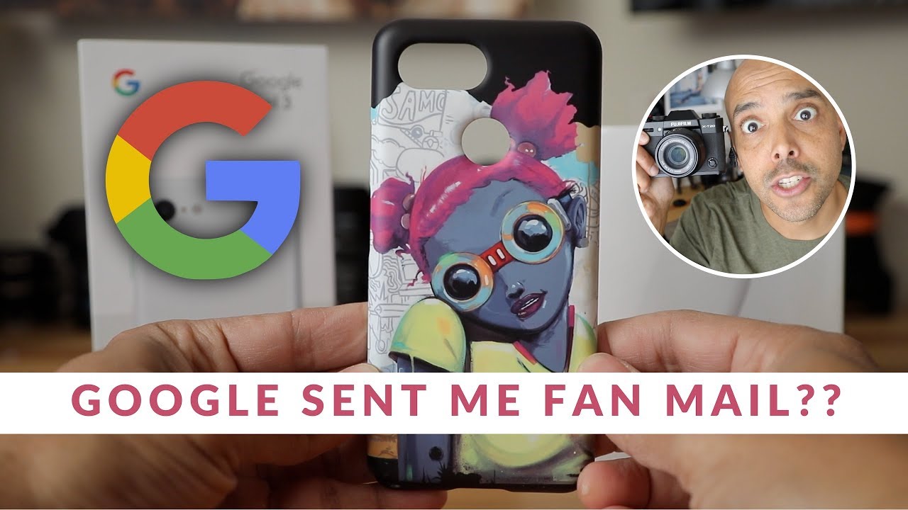 The Google Pixel 3! GOOGLE sent me fan mail??? #giftfromgoogle #teampixel