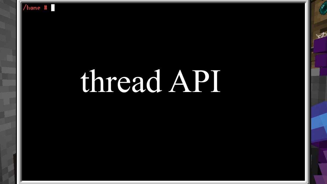 OpenComputers. Thread API и что с ним делать