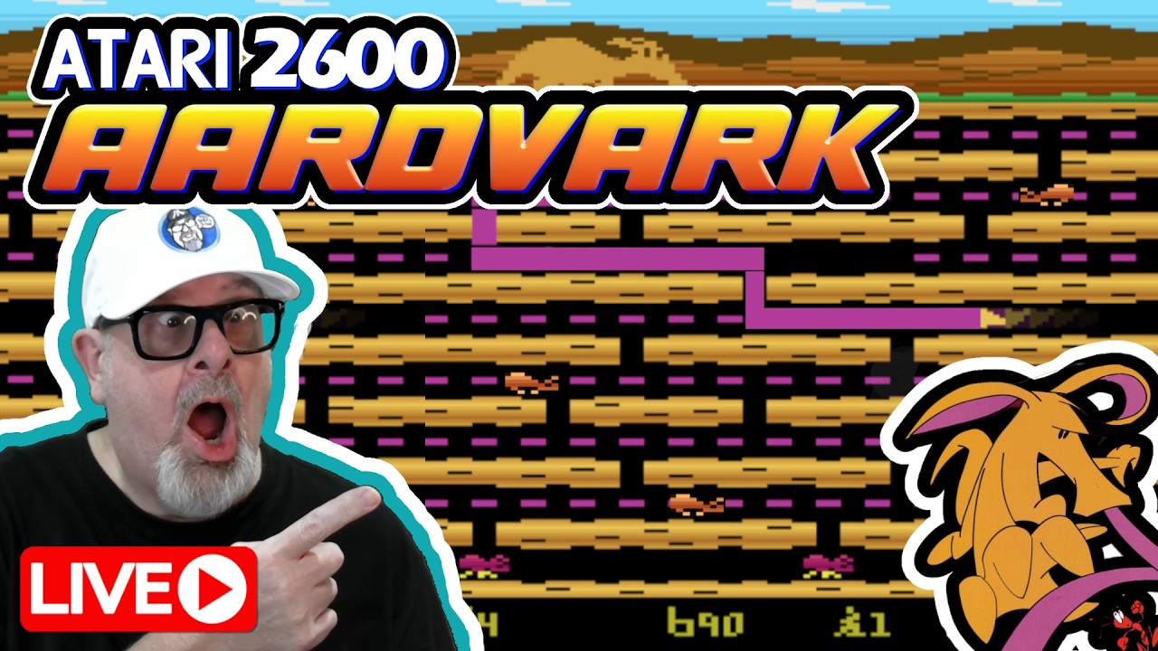 Better Than the Arcade? Playing AARDVARK on Atari 2600! (Anteater Port) 🕹️