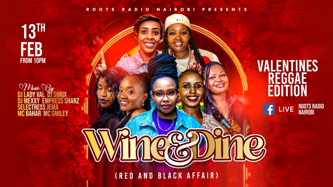 WINE & DINE - VALENTINE’S  REGGAE EDITION / DJ SHIQX & MC BAHAR