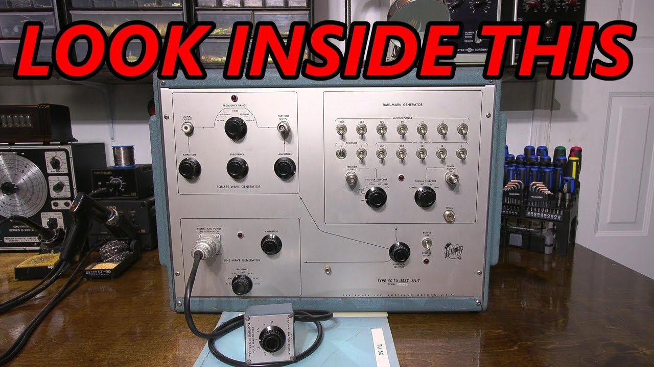 Look Inside This Rare Tektronix TU-50 Test Unit!