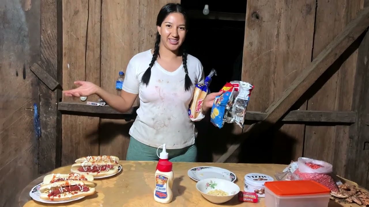 Quién dijo que en el campo no se come perros calientes?