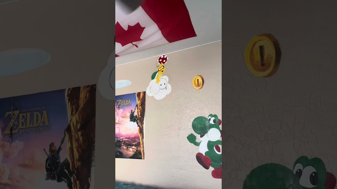 My full Mario room reveal #viral #mario
