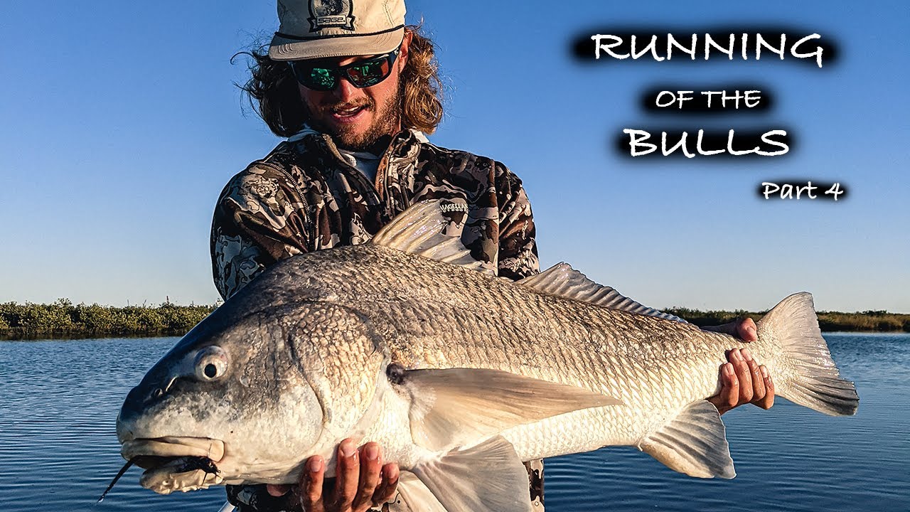Fly Fishing for MASSIVE Louisiana Redfish and Black Drum - Running of the Bulls (Part 4 - We Crash)