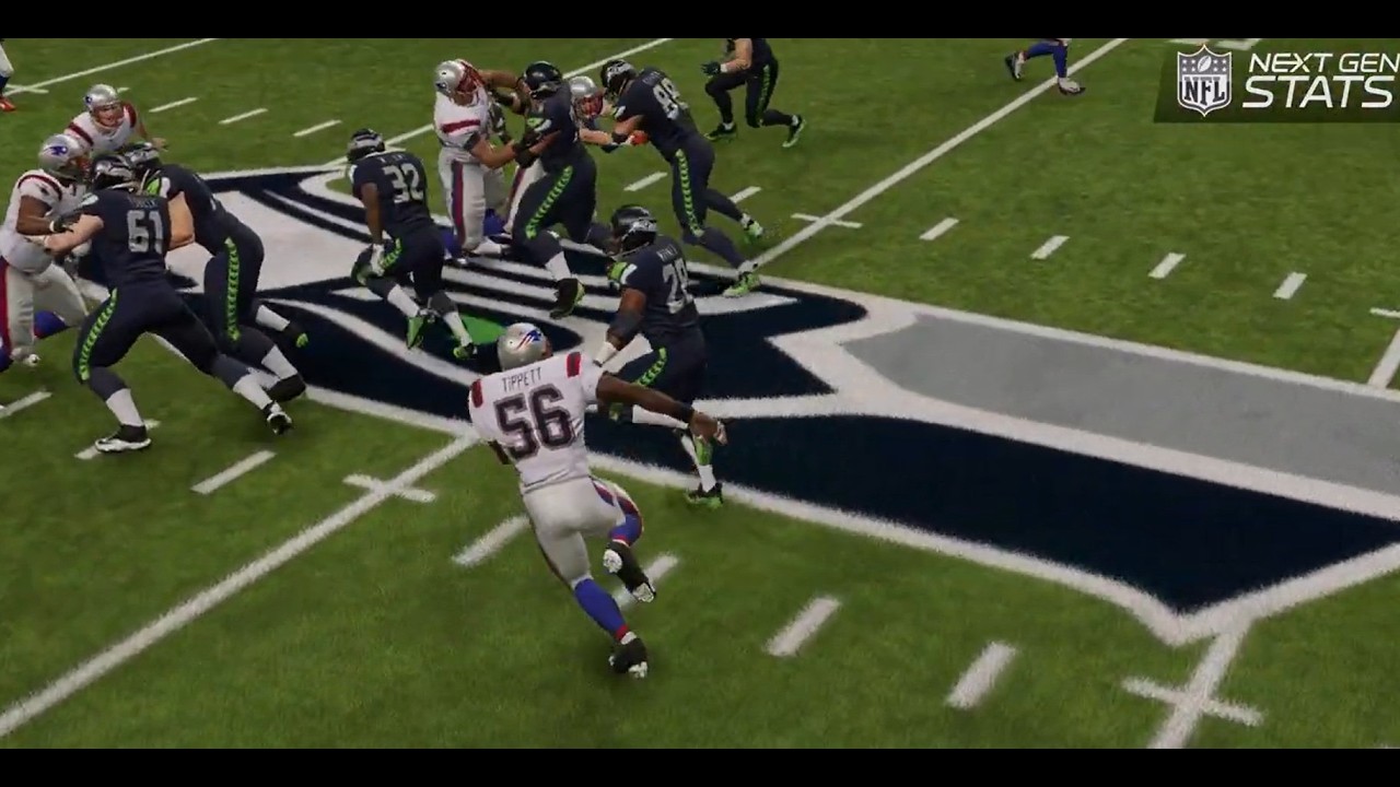 Patriots (1-3) vs Seahawks (2-2). (Game of the week 2) All-time team regular season.