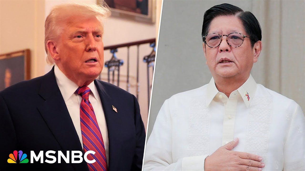LIVE: Trump meets Philippine President Marcos Jr. at the White House