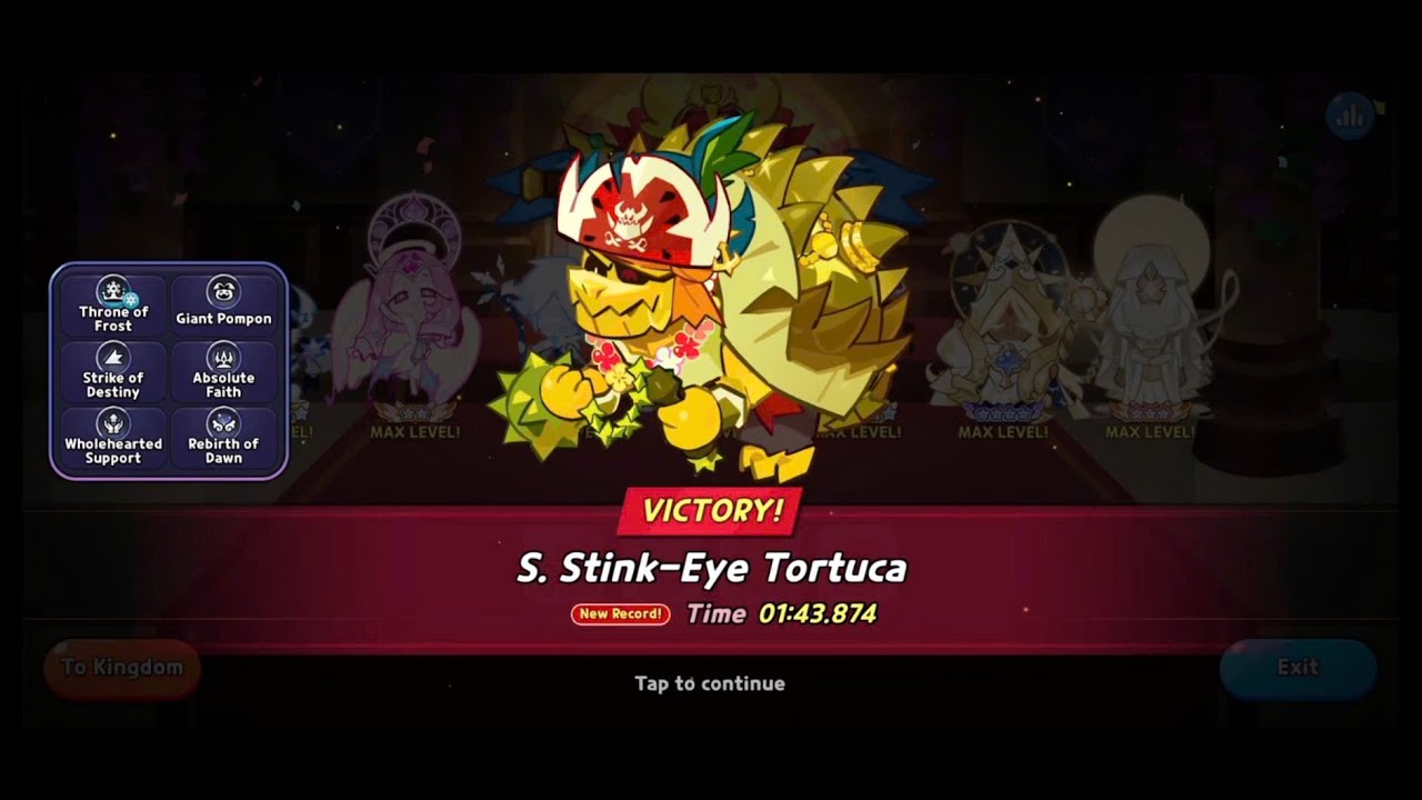Boss Rush Season 2-2: Stage 26 (Hard) 100% in 103 sec - Cookie Run Kingdom