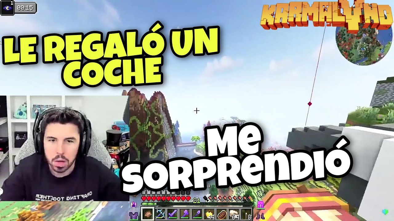 WILLY cuenta como se ENTER&Oacute; sobre el AUTO que le regalo RUBIUS a LOLITO | Karmaland 5