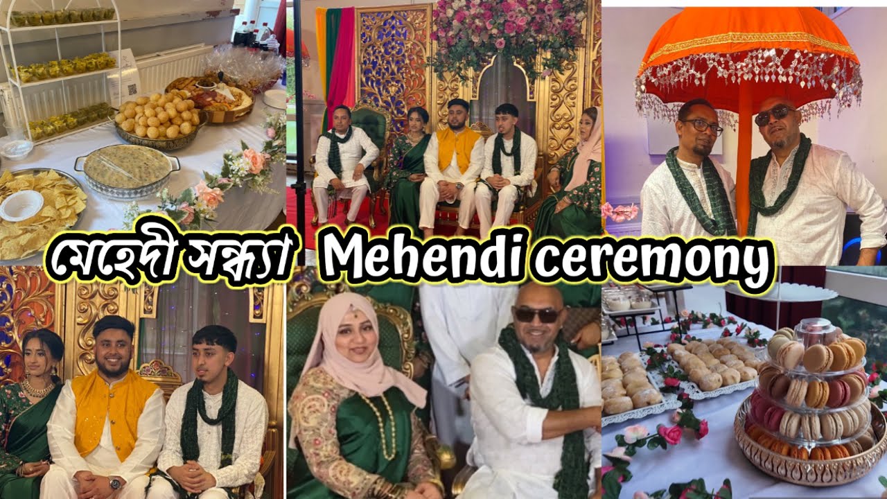 Come with me to a Bengali mehndi party / মেহেদী সন্ধ্যা/ Sami’s Mendhi Night!!