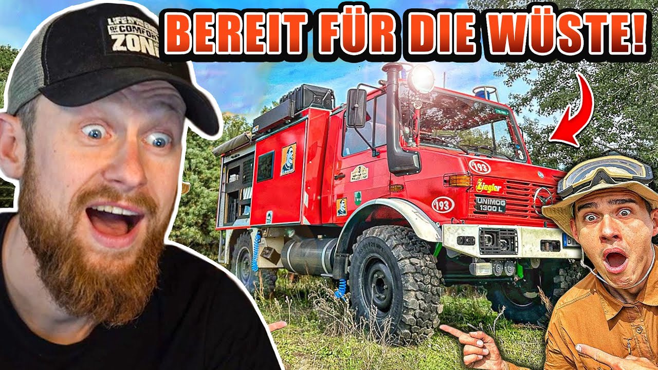 BEREIT FÜR DIE WÜSTE! - So hat Mattin seinen UNIMOG umgebaut! | Fritz Meinecke reagiert