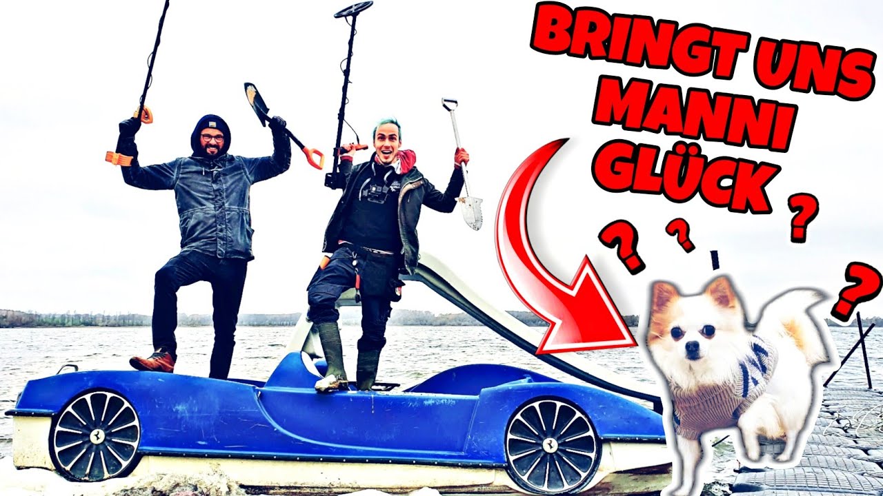 [GERMAN/Eng Sub] Metaldetecting with the lucky dog?  Treasure hunt with the metal detector