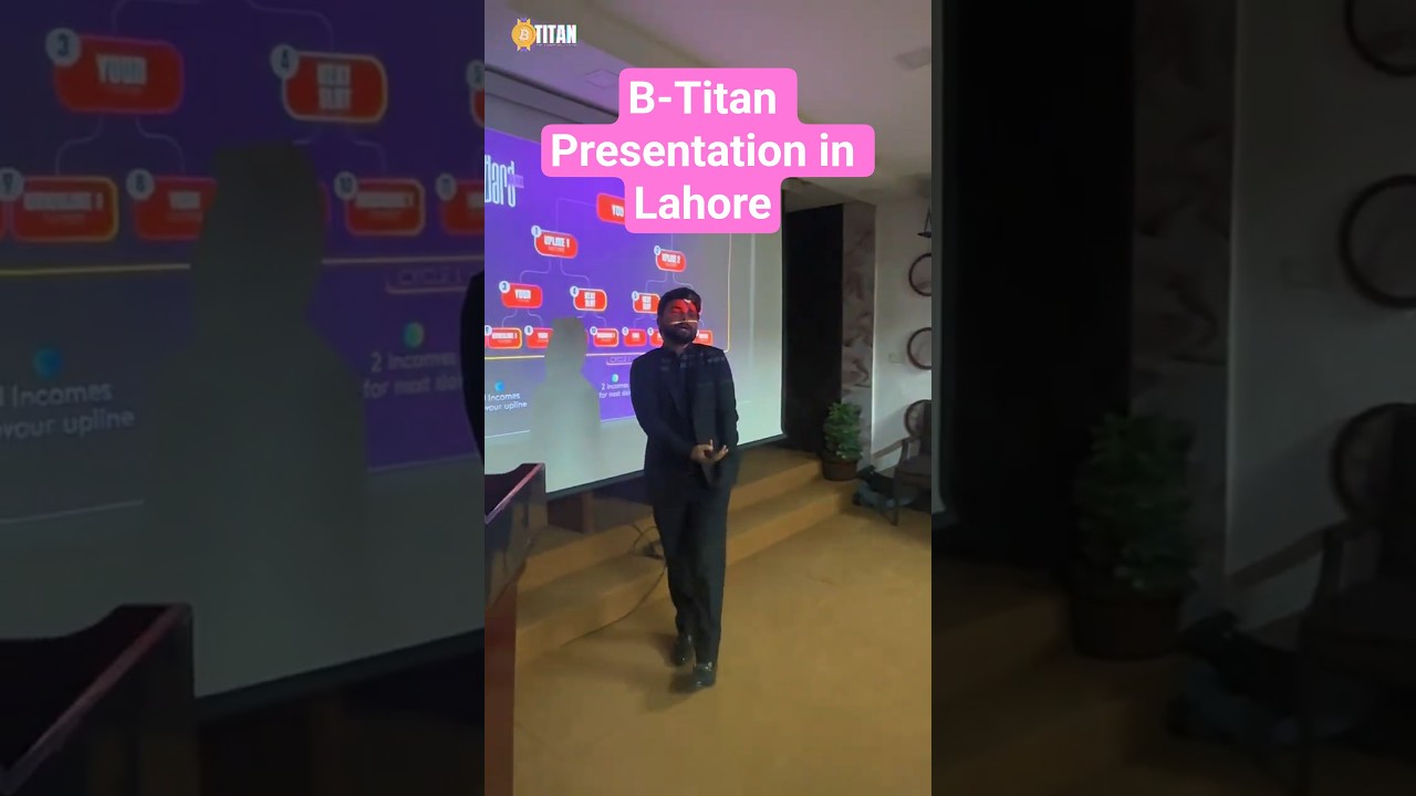 B Titan Presentation in Lahore #btitan