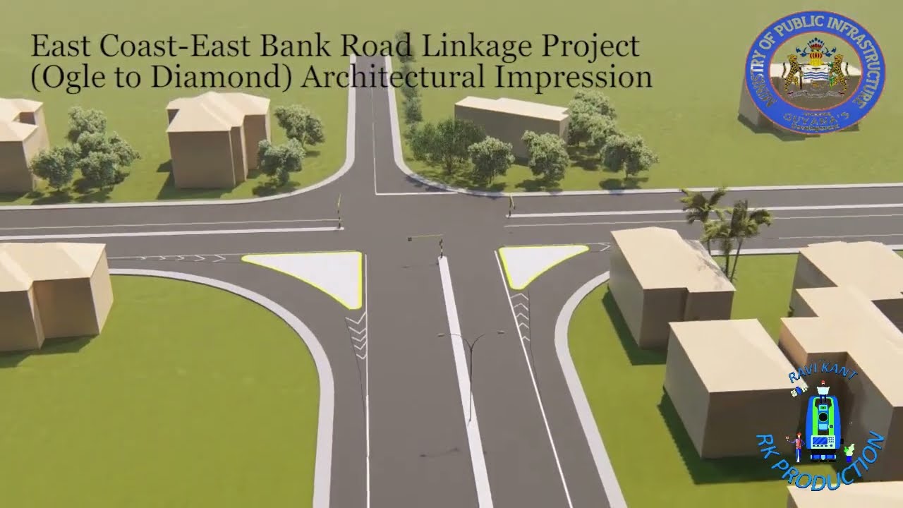 Ogle to Diamond Road Project Guyana || Ogle Diamond Bypass Highway || New Road Project in Guyana ||