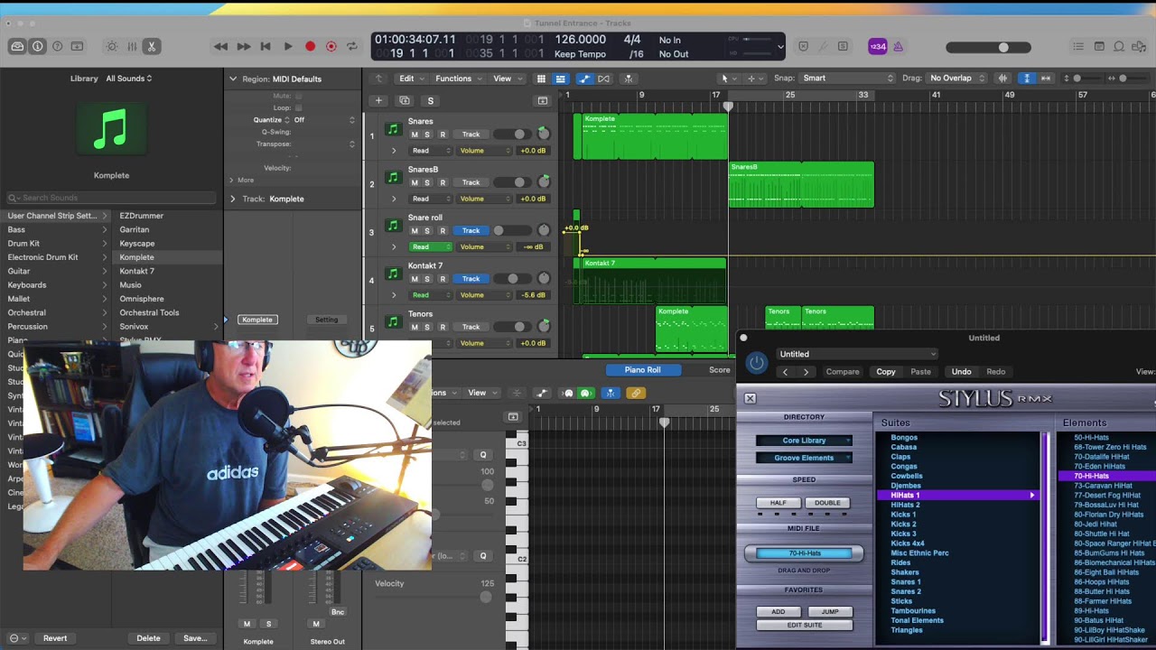 Live Composing...Drumline