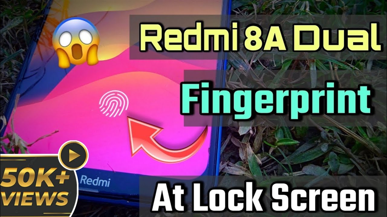 How To Set Fingerprint Lock In Redmi 8A Dual || how to set fingerprint in redmi 8,8A,9A,9i etc.