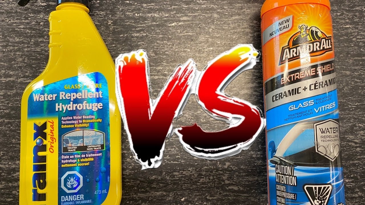 Rain-X vs Armor All Window With Ceramic&mdash; Which Repels Water Better #rainx #armorall #vs