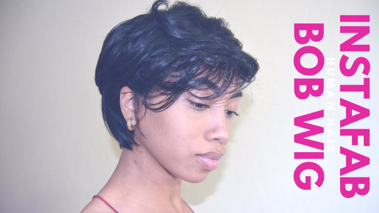 Human Hair Bob Wig | Inspired by Meagan Good bob | Rihanna Bob | Instant Fab Samsbeauty.com