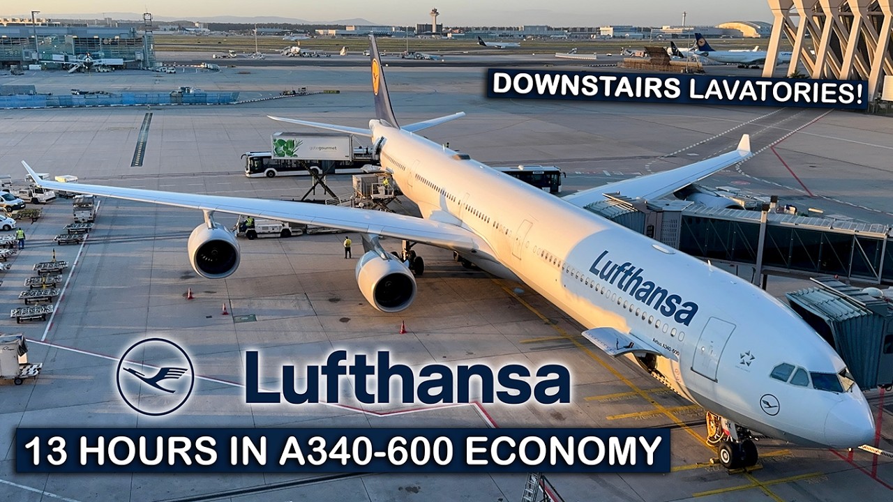 13 HOURS On Lufthansa's Unique A340-600 in Economy - Worth The Price?