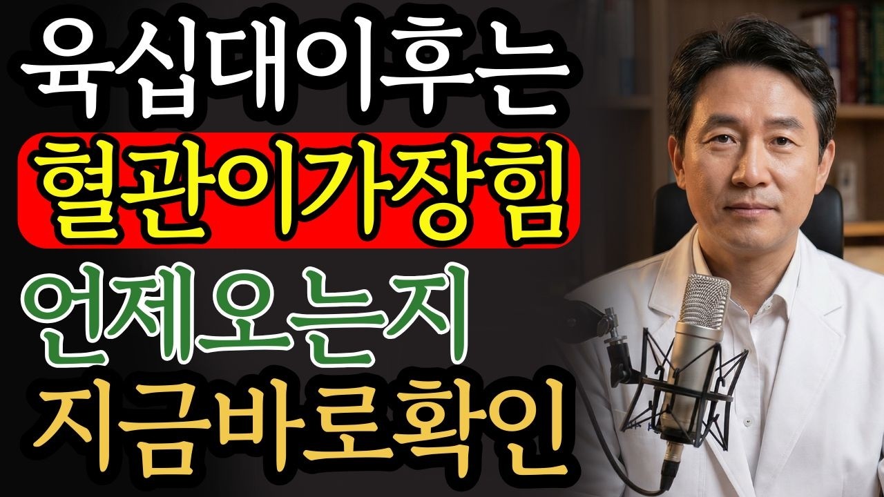 60대 이후 혈관이 가장 힘들어하는 시간대 | 건강 | 혈관 | 생활관리 | 노후건강 | 오디오북 |