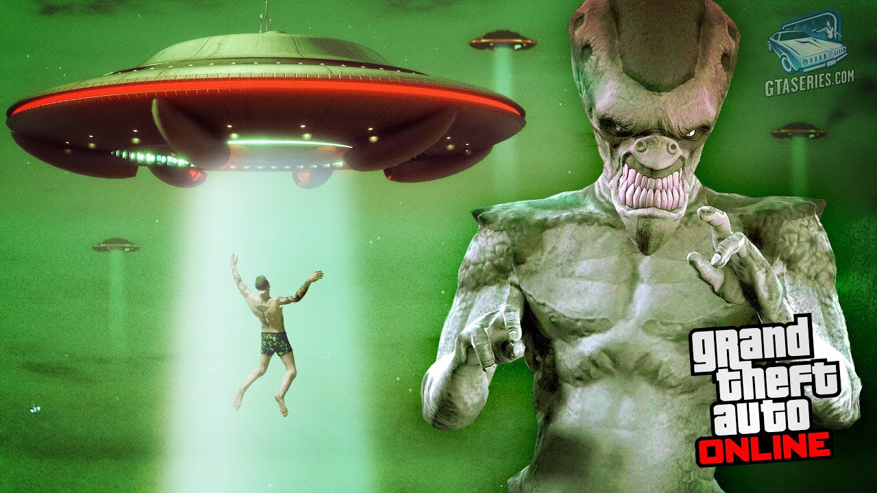 GTA Online - Alien UFO Sightseeing (Unlock Gray Space Interloper Outfit) [Halloween 2025]